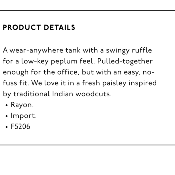 Madewell Floral Bloom Stamp Tank Top - Picture 11 of 11